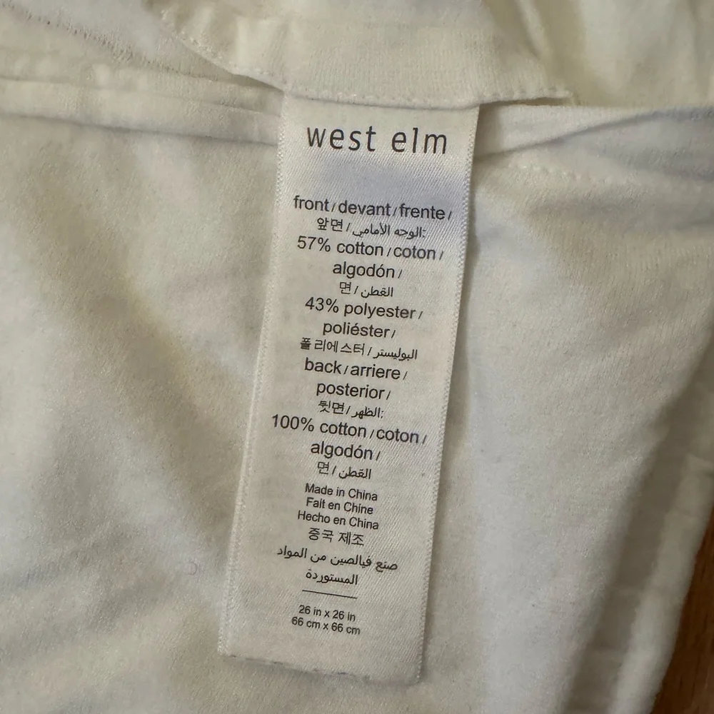 West Elm Euro Shams Set